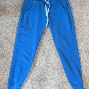 Figs royal blue joggers